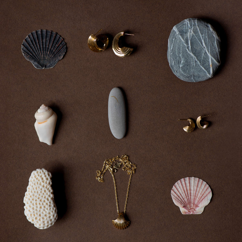 Zoe & Morgan x Walker & Hall Lucia Hoop Earrings - Gold Vermeil-Earrings-Walker & Hall