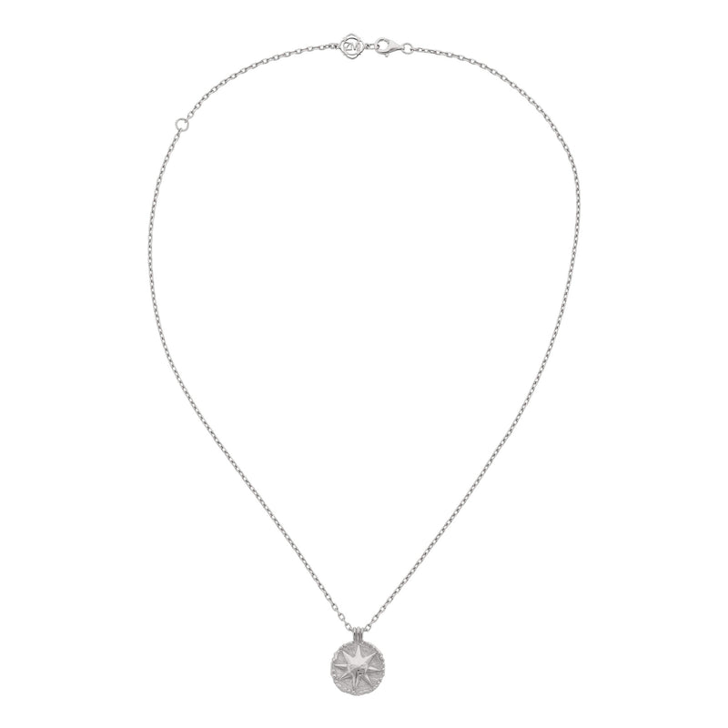 Zoe & Morgan Let the Sun Shine in Necklace - Sterling Silver-Necklace-Walker & Hall