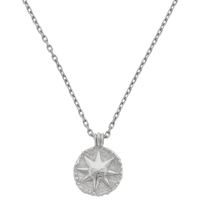 Zoe & Morgan Let the Sun Shine in Necklace - Sterling Silver-Necklace-Walker & Hall