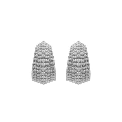 Zoe & Morgan Lily Earrings - Sterling Silver-Earrings-Walker & Hall