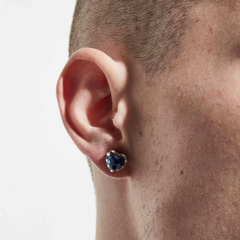 Stolen Girlfriends Club Love Claw Earrings - Sterling Silver & Mood Crystal-Earrings-Walker & Hall