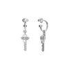 Stolen Girlfriends Club Master Key Earrings - Silver - Earrings - Walker & Hall