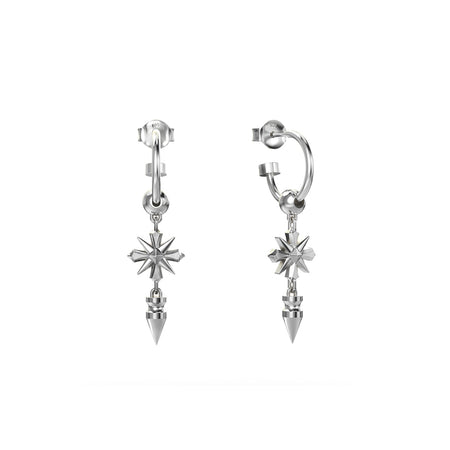 Stolen Girlfriends Club Midnight Cross Anchor Earrings - Earrings - Walker & Hall