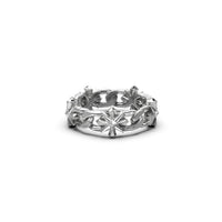 Stolen Girlfriends Club Midnight Cross Curb Ring - Silver - Ring - Walker & Hall