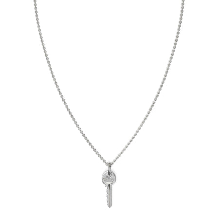 Stolen Girlfriends Club Mini Key Necklace - Silver - Necklace - Walker & Hall