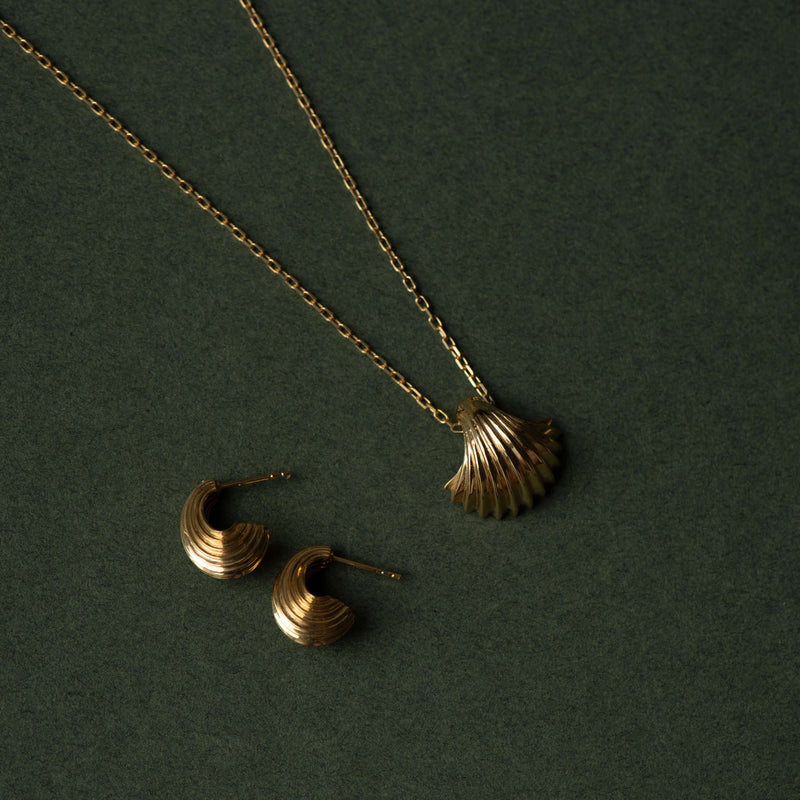 Zoe & Morgan x Walker & Hall Mini Lucia Hoop Earrings - Gold Vermeil-Earrings-Walker & Hall