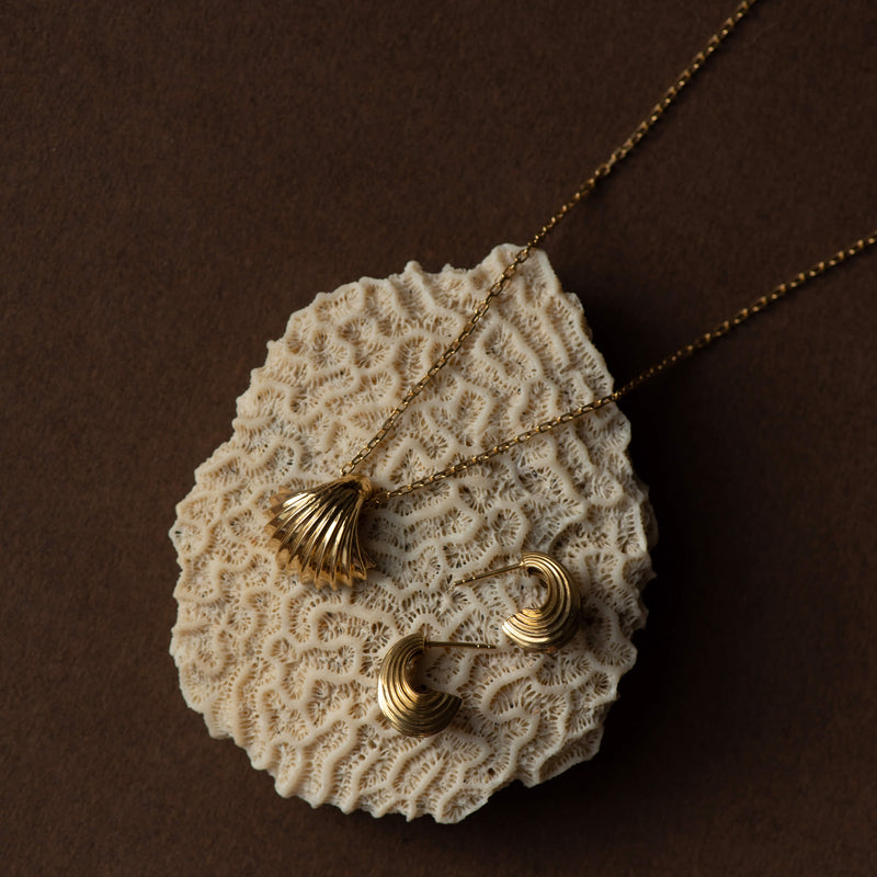 Zoe & Morgan x Walker & Hall Mini Lucia Hoop Earrings - Gold Vermeil-Earrings-Walker & Hall