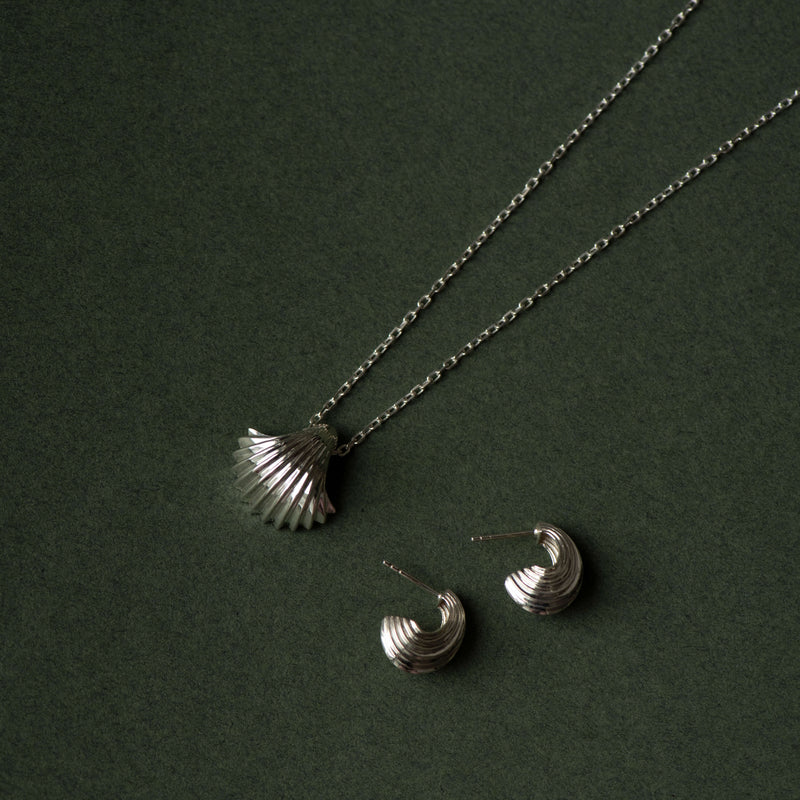 Zoe & Morgan x Walker & Hall Mini Lucia Hoop Earrings - Sterling Silver-Earrings-Walker & Hall