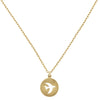 Zoe & Morgan Moonbird Necklace - Gold Vermeil-Necklace-Walker & Hall