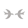 Zoe & Morgan Moonbird Stud Earrings - Sterling Silver-Earrings-Walker & Hall