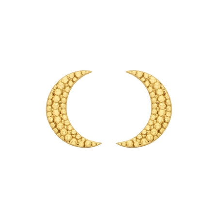 Zoe & Morgan Moonlight Stud Earrings - Gold Vermeil-Earrings-Walker & Hall