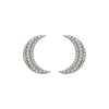Zoe & Morgan Moonlight Stud Earrings - Sterling Silver-Earrings-Walker & Hall