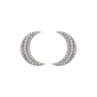 Zoe & Morgan Moonlight Stud Earrings - Sterling Silver-Earrings-Walker & Hall
