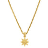 Zoe & Morgan Morning Star Necklace - Gold Vermeil-Necklace-Walker & Hall