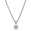 Zoe & Morgan Morning Star Necklace - Sterling Silver-Necklace-Walker & Hall