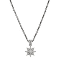 Zoe & Morgan Morning Star Necklace - Sterling Silver-Necklace-Walker & Hall
