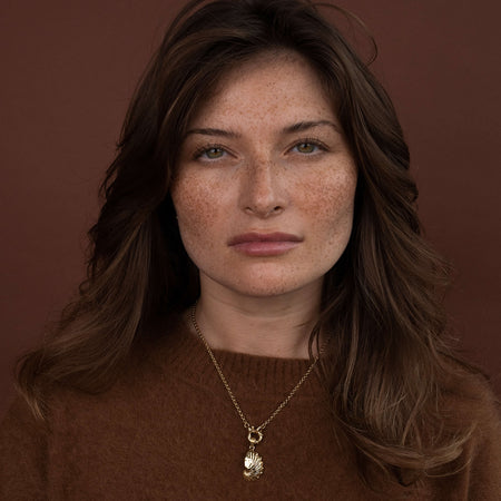 Zoe & Morgan Paper Nautilus Charm - Gold Vermeil - Charm - Walker & Hall