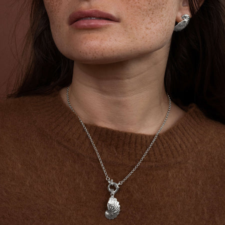 Zoe & Morgan Paper Nautilus Charm - Sterling Silver - Charm - Walker & Hall