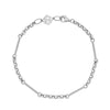 Zoe & Morgan Poppy Bracelet - Sterling Silver-Bracelet-Walker & Hall