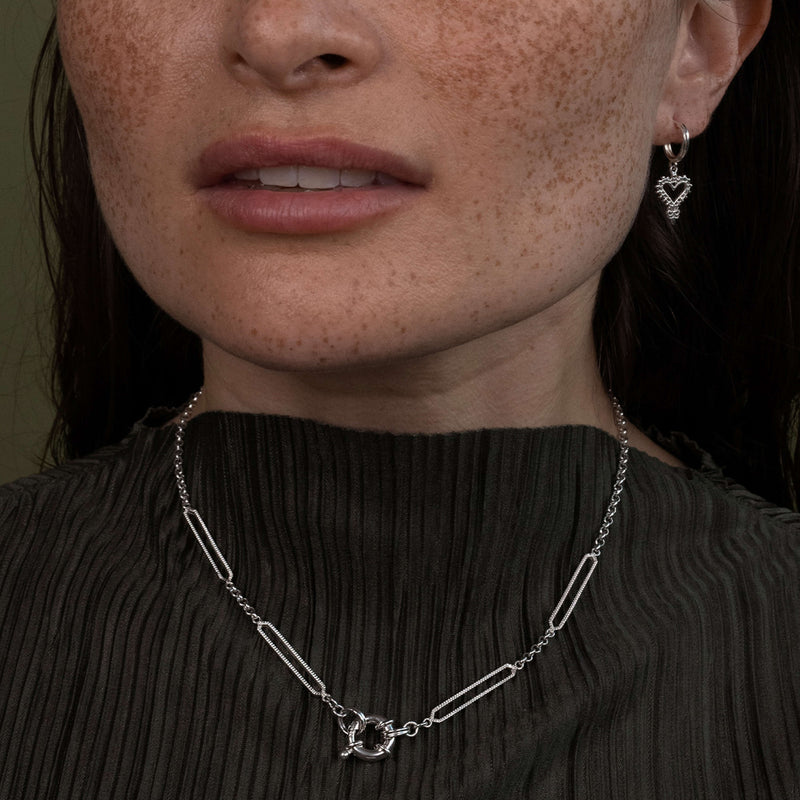 Zoe & Morgan Shanti Chain - Sterling Silver - Necklace - Walker & Hall