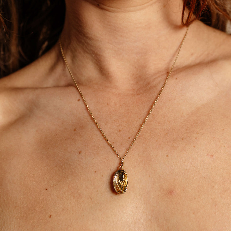 Zoe & Morgan Soul Paua Necklace - Gold Vermeil - Necklace - Walker & Hall