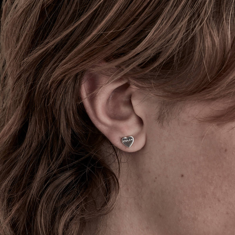 Stolen Girlfriends Club Stolen Heart Earrings-Earrings-Walker & Hall