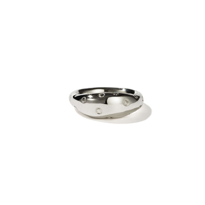 Meadowlark Strawberry Band - Sterling Silver-Ring-Walker & Hall