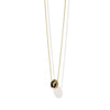 Meadowlark Small Strawberry Necklace - Gold Plated-Necklace-Walker & Hall