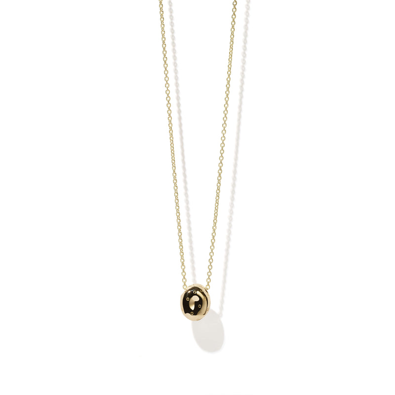 Meadowlark Small Strawberry Necklace - Gold Plated-Necklace-Walker & Hall