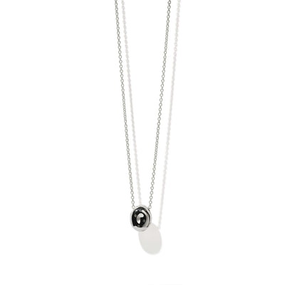 Meadowlark Small Strawberry Necklace - Sterling Silver-Necklace-Walker & Hall