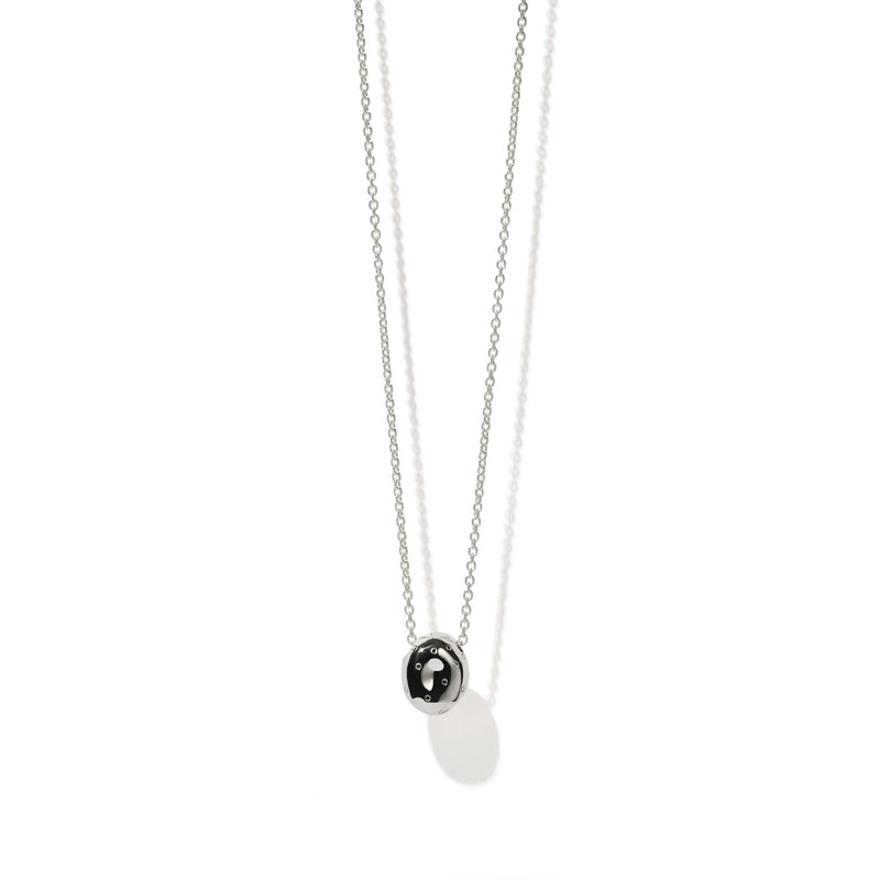 Meadowlark Small Strawberry Necklace - Sterling Silver-Necklace-Walker & Hall