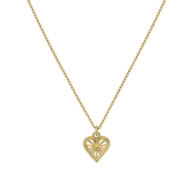 Zoe & Morgan x Walker & Hall Sweet Heart Necklace - Gold Vermeil-Necklace-Walker & Hall