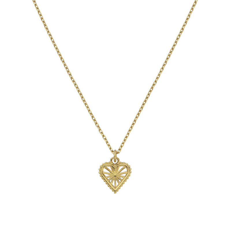 Zoe & Morgan x Walker & Hall Sweet Heart Necklace - Gold Vermeil-Necklace-Walker & Hall