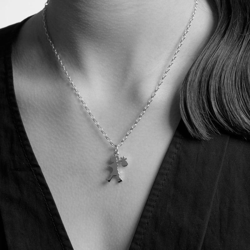 Karen Walker Runaway Girl - Sterling Silver - Necklace - Walker & Hall