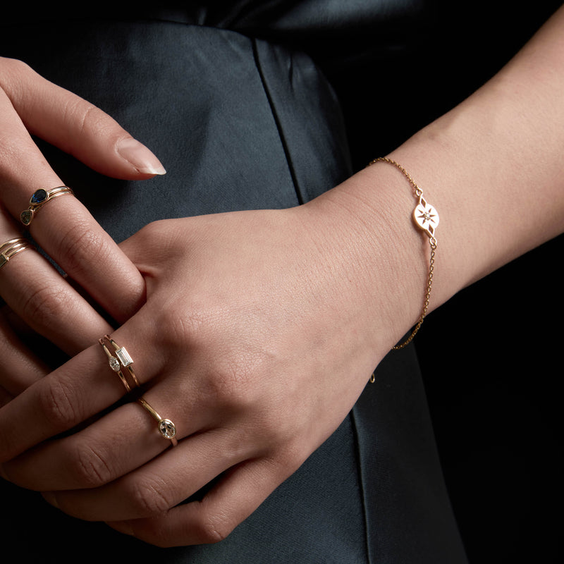 Zoe & Morgan x Walker & Hall Zia Bracelet - Gold Vermeil - Bracelet - Walker & Hall