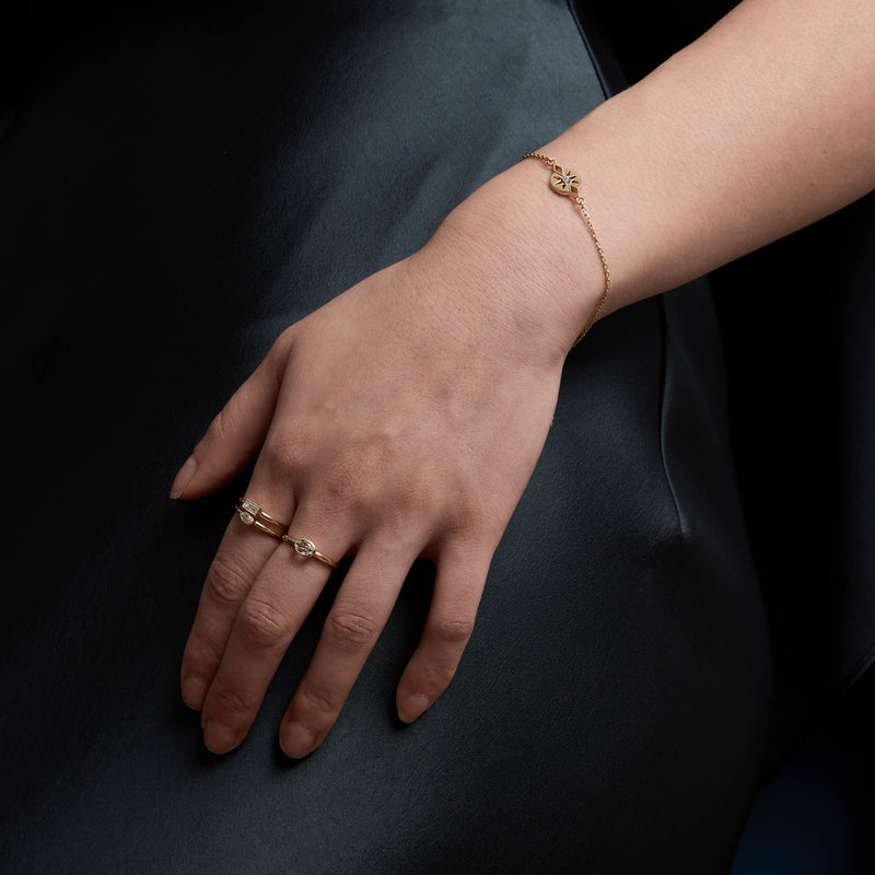 Zoe & Morgan x Walker & Hall Zia Bracelet - Gold Vermeil - Bracelet - Walker & Hall