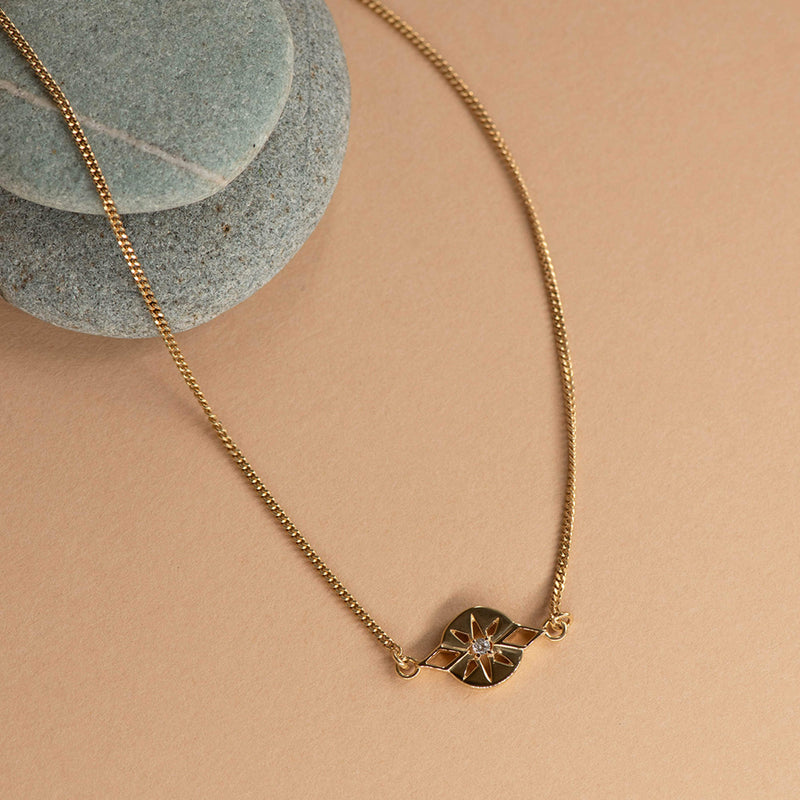 Zoe & Morgan x Walker & Hall Zia Necklace - Gold Vermeil - Necklace - Walker & Hall