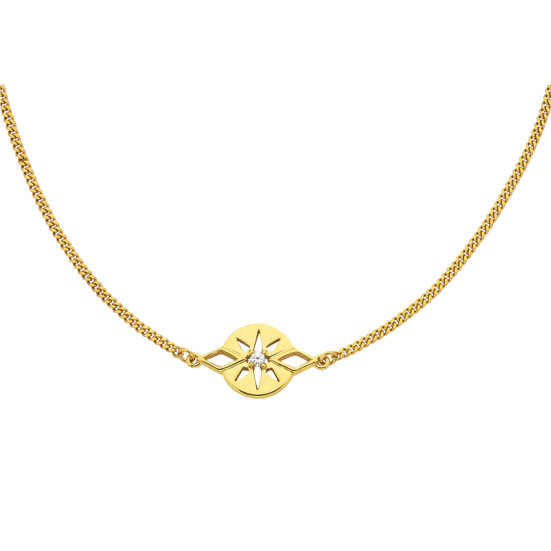 Zoe & Morgan x Walker & Hall Zia Necklace - Gold Vermeil - Necklace - Walker & Hall