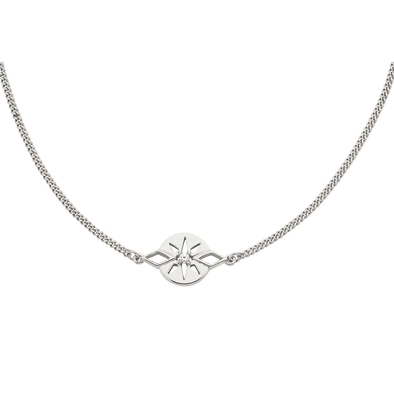 Zoe & Morgan x Walker & Hall Zia Necklace - Sterling Silver - Necklace - Walker & Hall