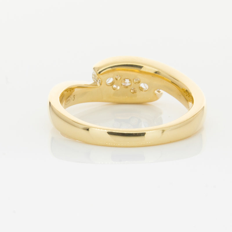 18ct Yellow Gold .49ct Diamond Equinox Ring-Ring-Walker & Hall