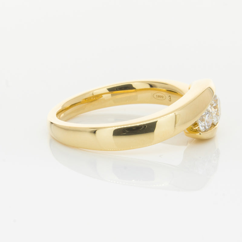 18ct Yellow Gold .49ct Diamond Equinox Ring-Ring-Walker & Hall
