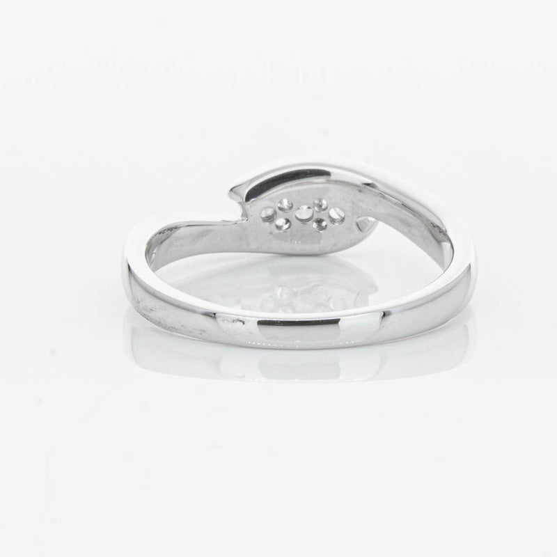 18ct White Gold Diamond Solstice Ring-Ring-Walker & Hall
