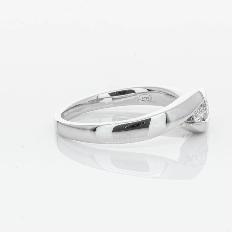 18ct White Gold Diamond Solstice Ring-Ring-Walker & Hall