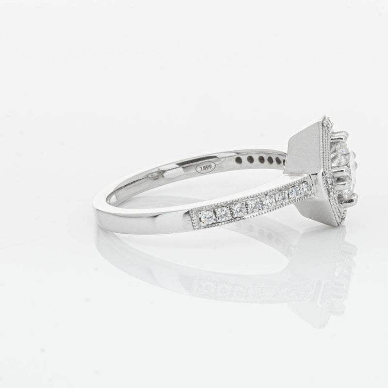 18ct White Gold Diamond Ring-Ring-Walker & Hall