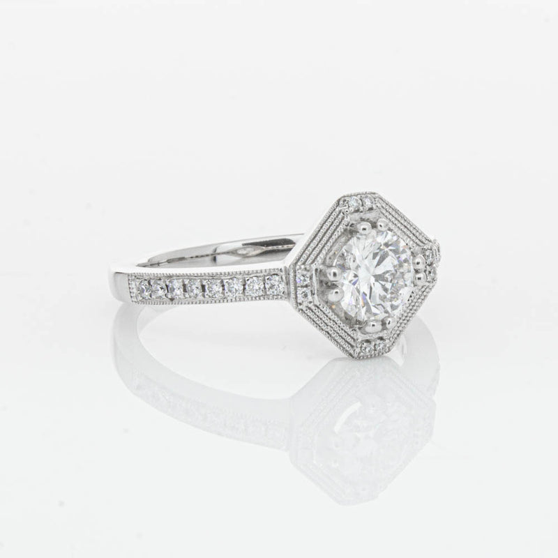 18ct White Gold Diamond Ring-Ring-Walker & Hall