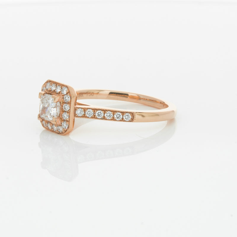 18ct Rose Gold .50ct Diamond Mandalay Ring-Ring-Walker & Hall