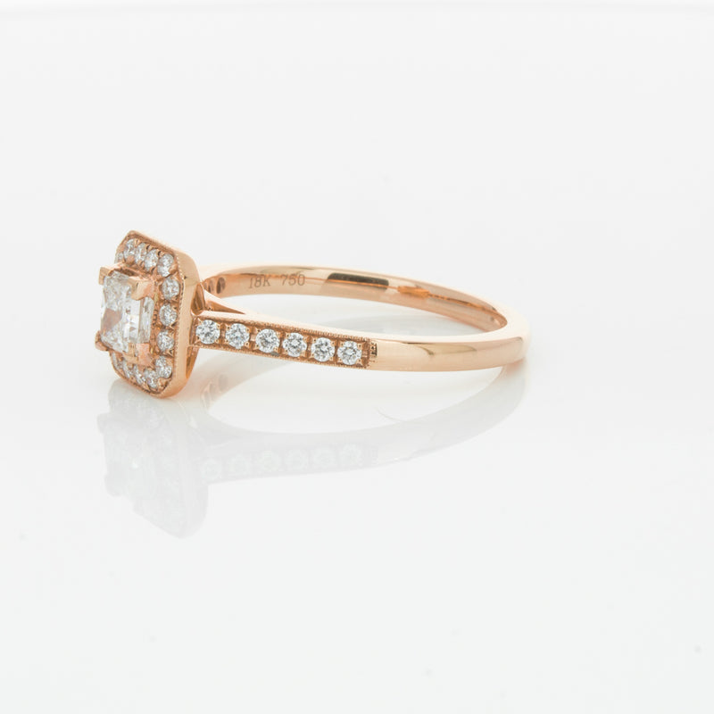 18ct Rose Gold .50ct Diamond Mandalay Ring-Ring-Walker & Hall