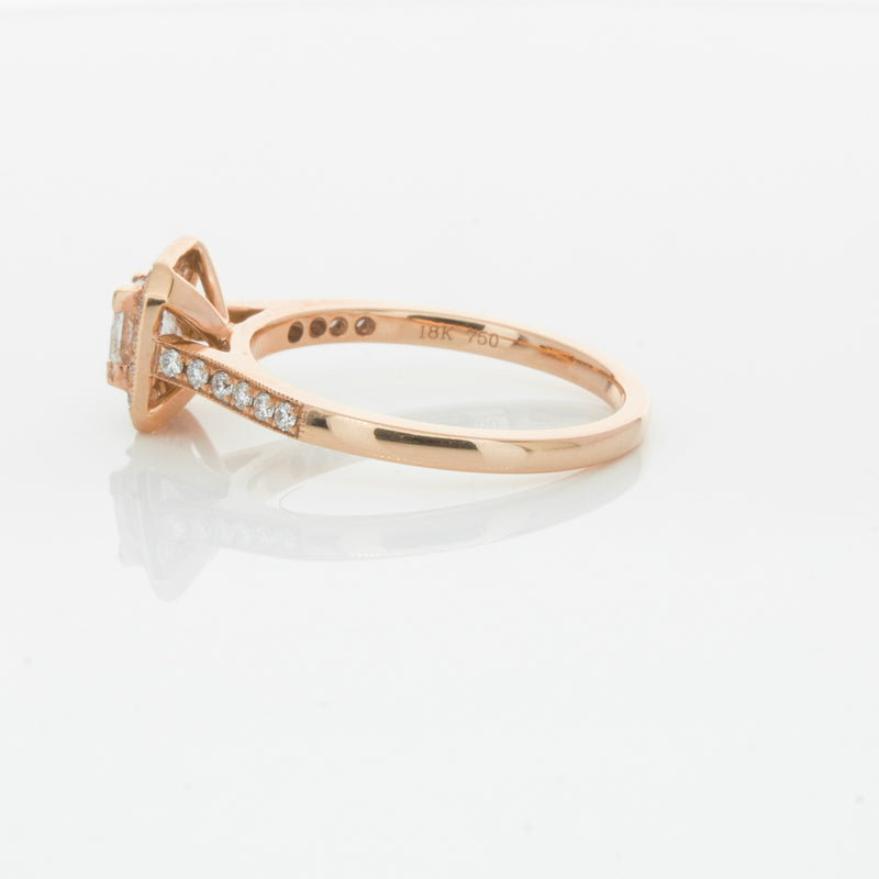18ct Rose Gold .50ct Diamond Mandalay Ring-Ring-Walker & Hall