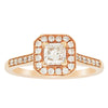 18ct Rose Gold .50ct Diamond Mandalay Ring-Ring-Walker & Hall