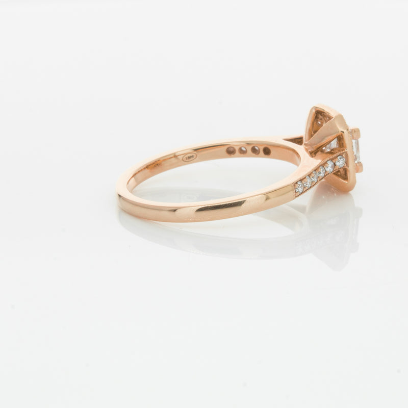 18ct Rose Gold .50ct Diamond Mandalay Ring-Ring-Walker & Hall